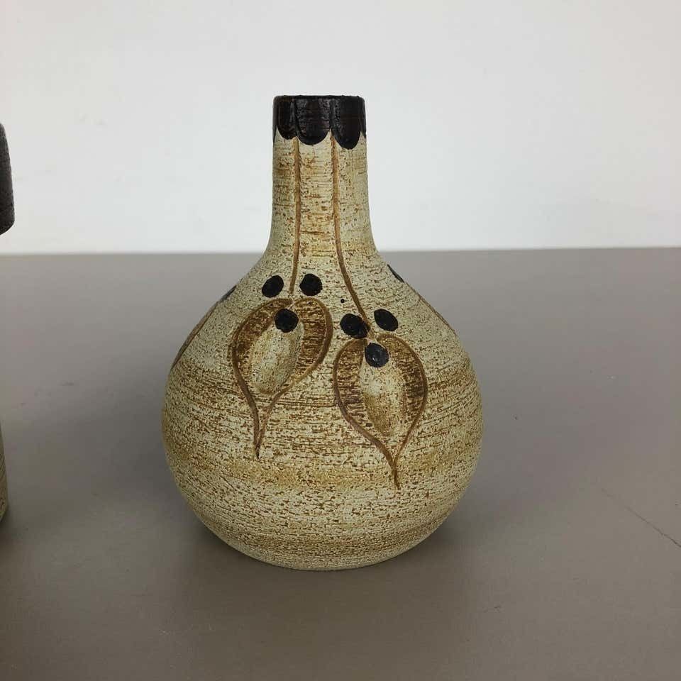 Set Of 2 Modernist 1970s Vase Sculptures Peter Müller For Sgrafo Modern, Germany photo buy