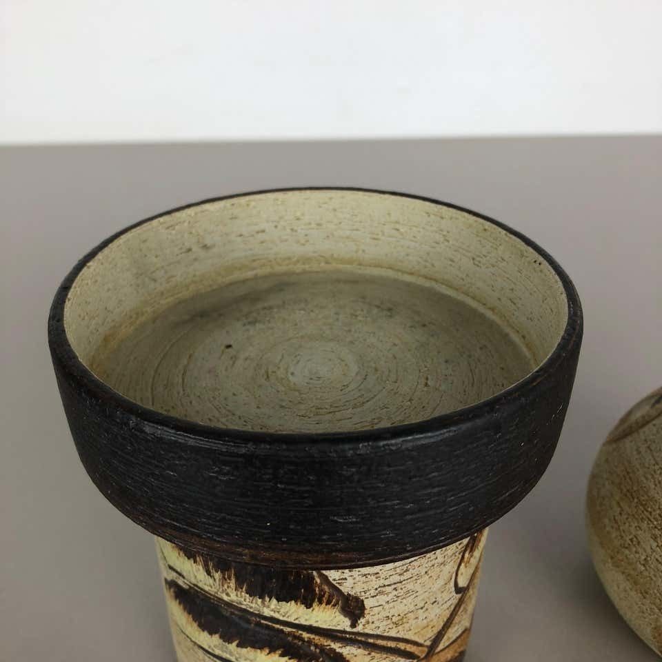 313.0 Set Of 2 Modernist 1970s Vase Sculptures Peter Müller For Sgrafo Modern, Germany photo