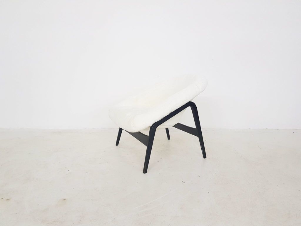 Hartmut Lohmeyer For Artifort Lounge Chair Model 118 "Columbus", The Netherlands 1957