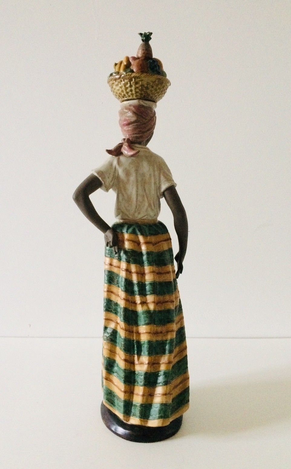 Llardo Nao Antillana N° 406 Lady With Fruit Large Statue, Spain 1984 photo vinterior