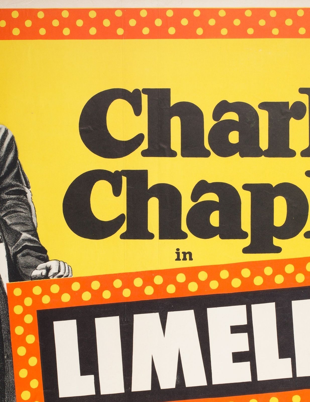 Limelight R1950s Uk Quad Charles Chaplin Film Poster photo for sale