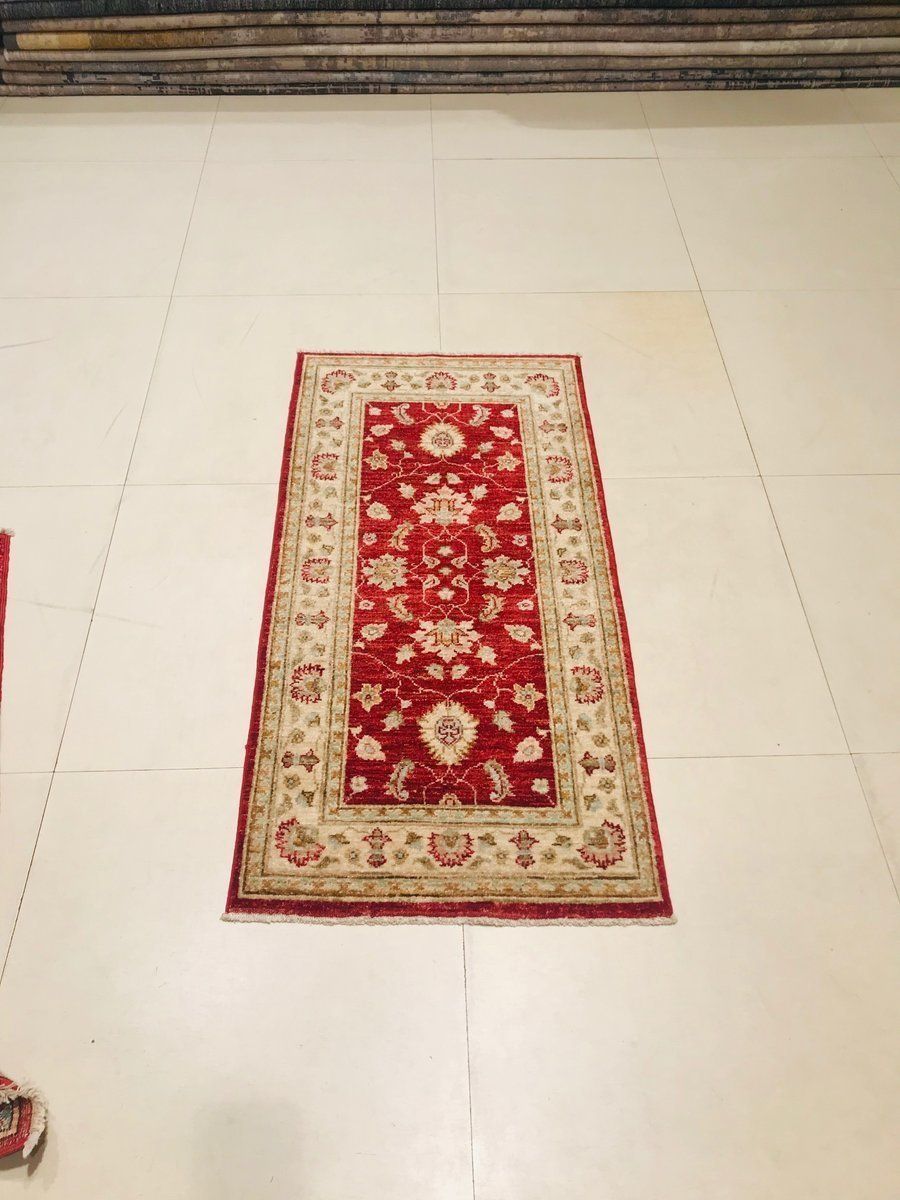 photo for sale Pakistani Hand Knotted Wool Carpets, 1980s, Set Of 2