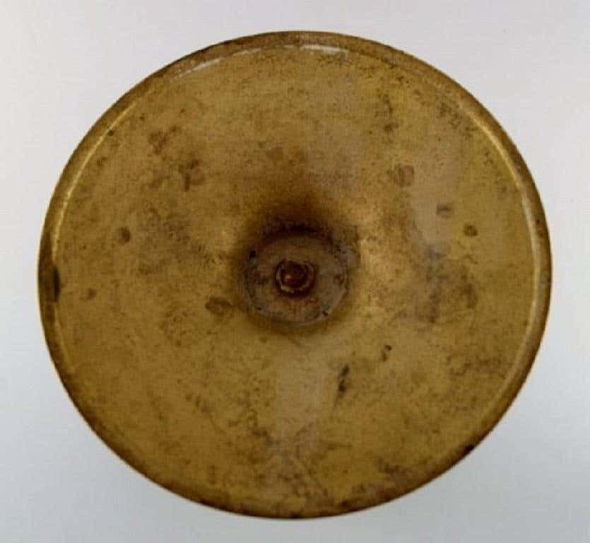 Bjørn Wiinblad ‘1918 2006’, Tall "Hurricane" Candleholder In Brass photo buy