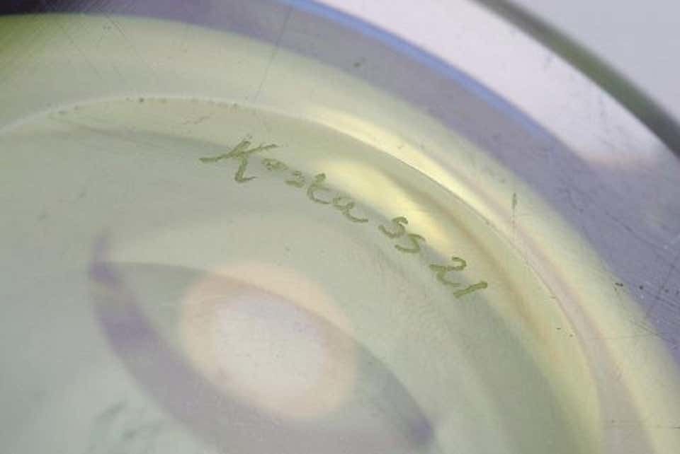Mona Morales For Kosta Boda, "Ventana" Vase In Mouth Blown Art Glass photo 808.0