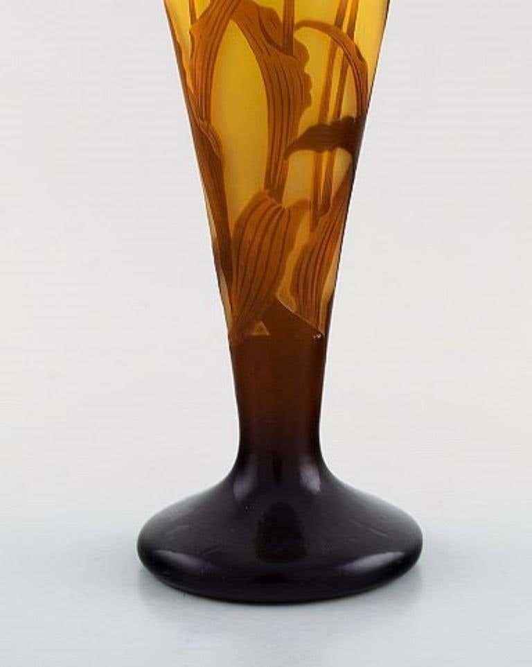 Paul Nicolas / Nancy For D'argental, France, Large Art Nouveau Vase photo Home Decor