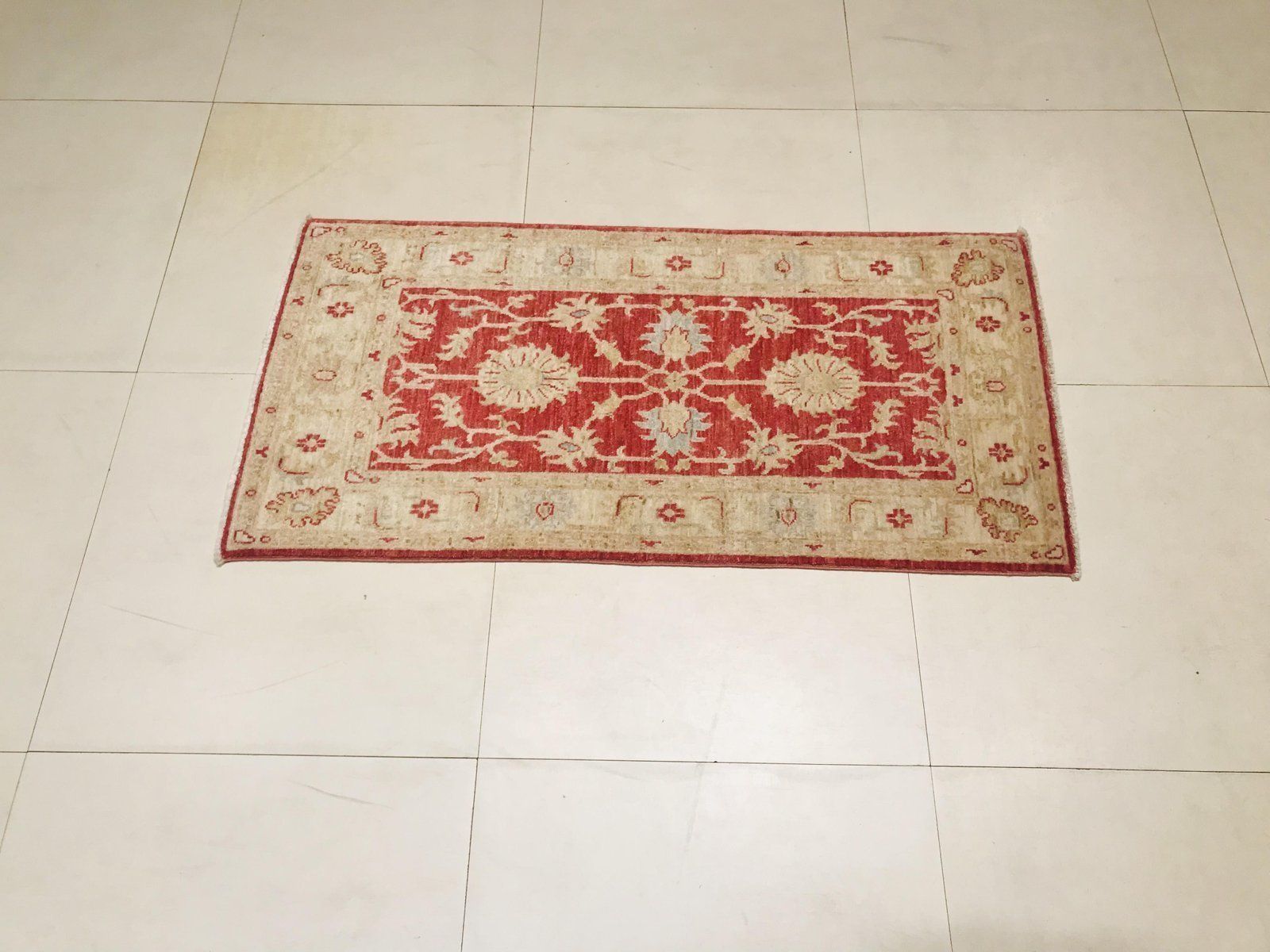 Textiles Pakistani Hand Knotted Wool Carpets, 1980s, Set Of 2 photo