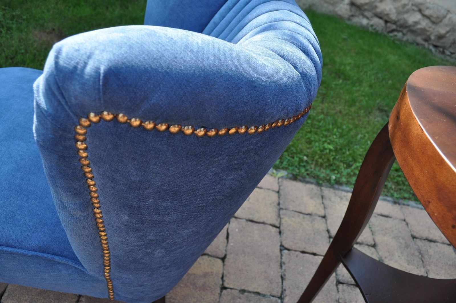 Blue Cocktail Chairs, 1950s, Set Of 2 photo 1322.0