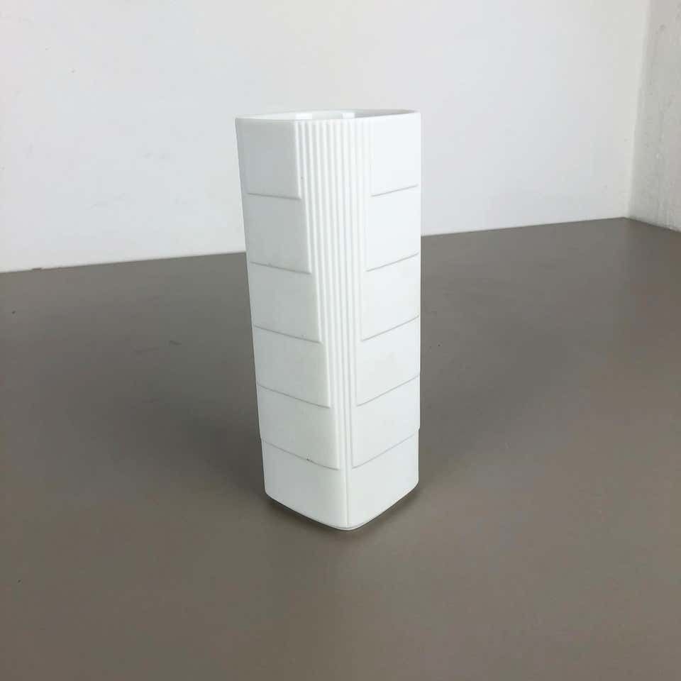 Original Porcelain Op Art Vase By Christa Galtz For Rosenthal Germany, 1970s photo Home Decor