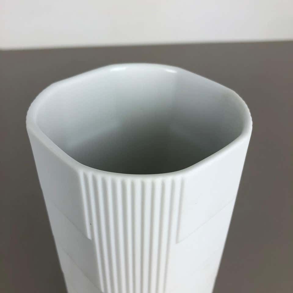 Original Porcelain Op Art Vase By Christa Galtz For Rosenthal Germany, 1970s photo buy