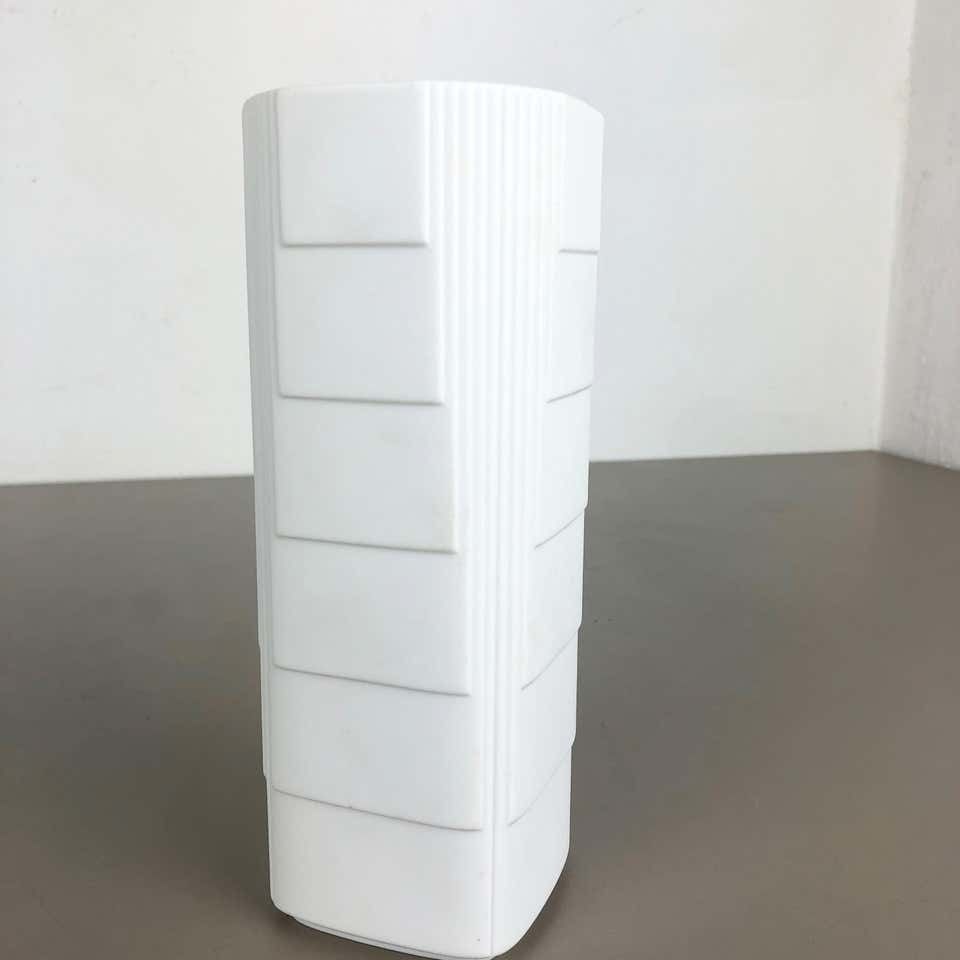 photo for sale Original Porcelain Op Art Vase By Christa Galtz For Rosenthal Germany, 1970s