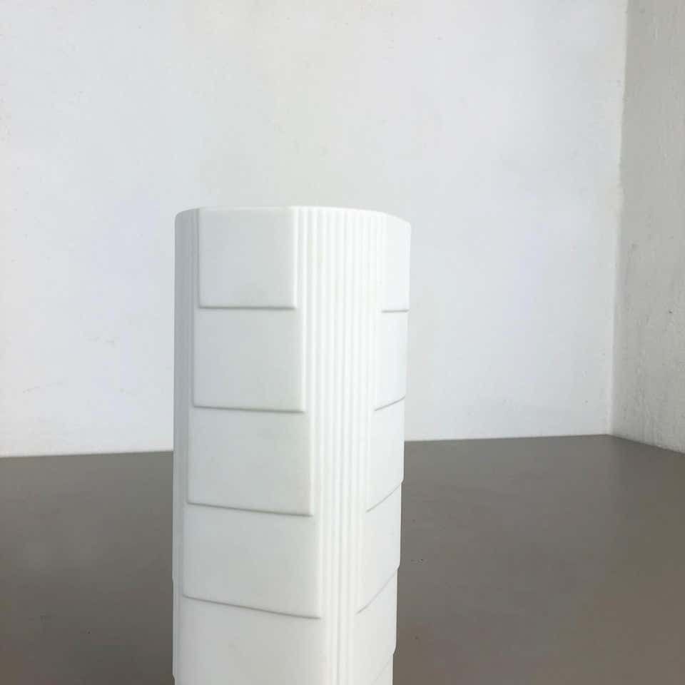 Home Decor Original Porcelain Op Art Vase By Christa Galtz For Rosenthal Germany, 1970s photo