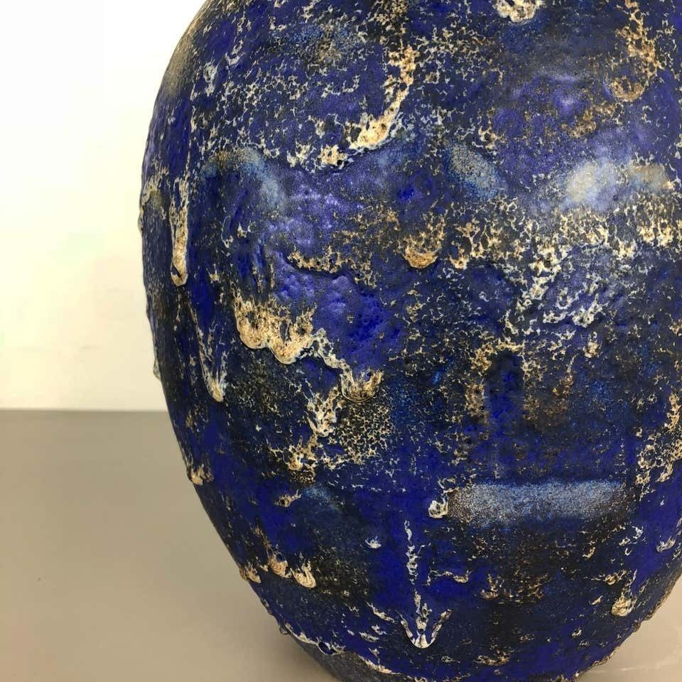 Pottery Fat Lava Multi Color "837" Floor Vase Made By Ruscha, 1970s photo 707.0