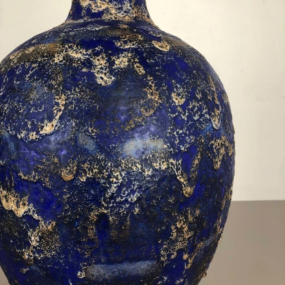 Pottery Fat Lava Multi Color "837" Floor Vase Made By Ruscha, 1970s photo buy