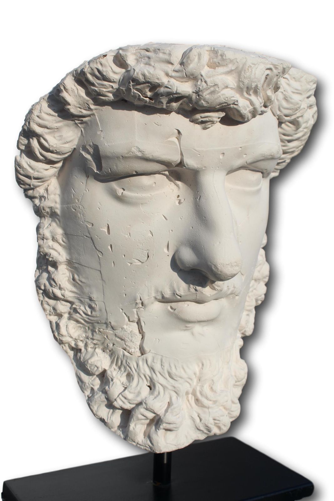 Mid 20th Century Plaster Bust Of Lucius Verus After The Antique photo for sale