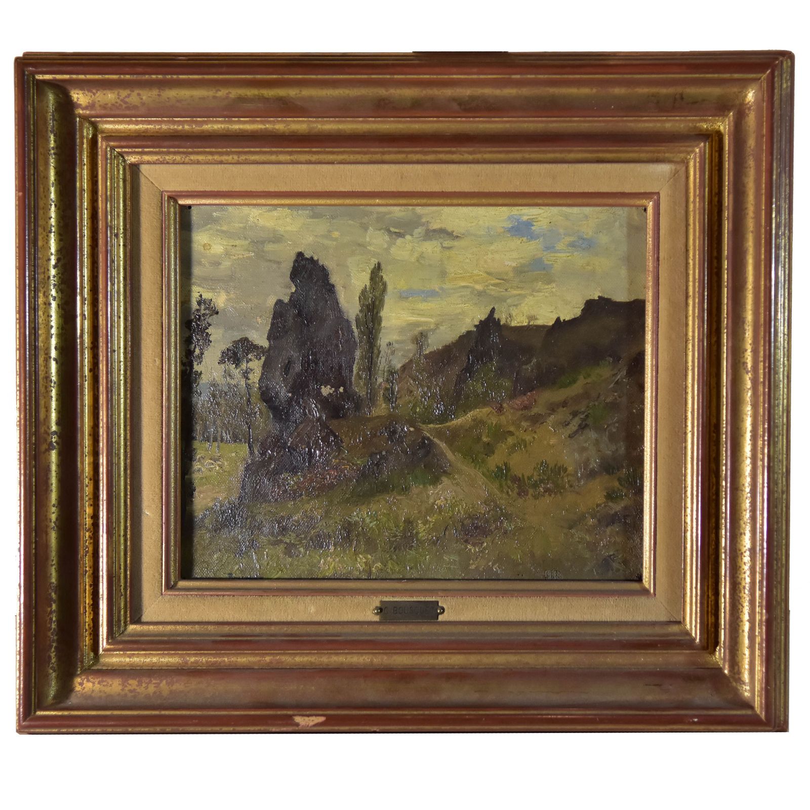 Small Country Road" By Charles Bousquet French School Twentieth