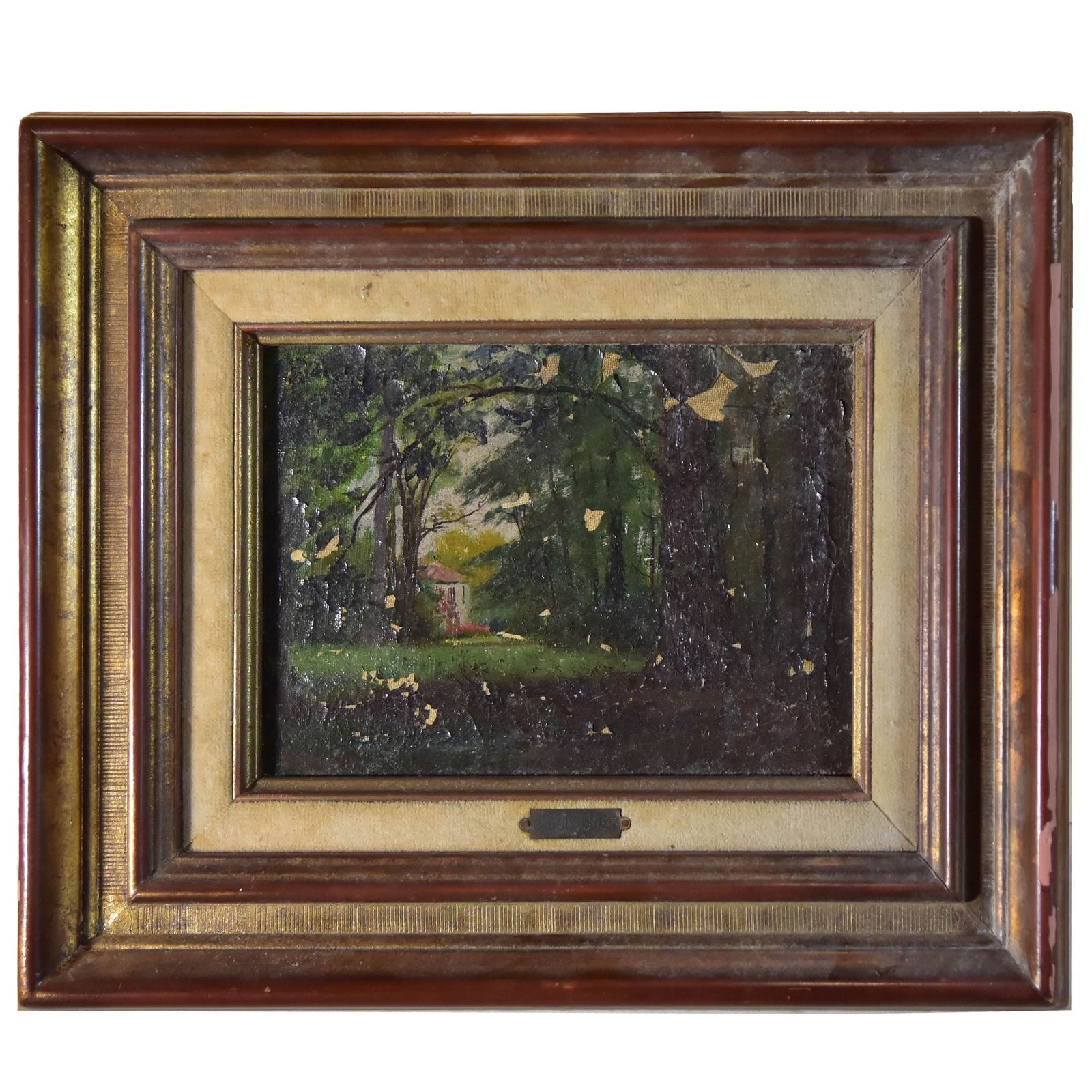 Corner Of A House In The Forest" By Charles Bousquet Early 20th Century