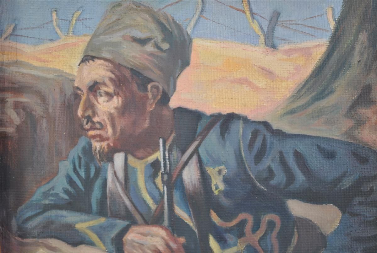 The Zouave Painting X Xth By O. Nicomède photo furniture