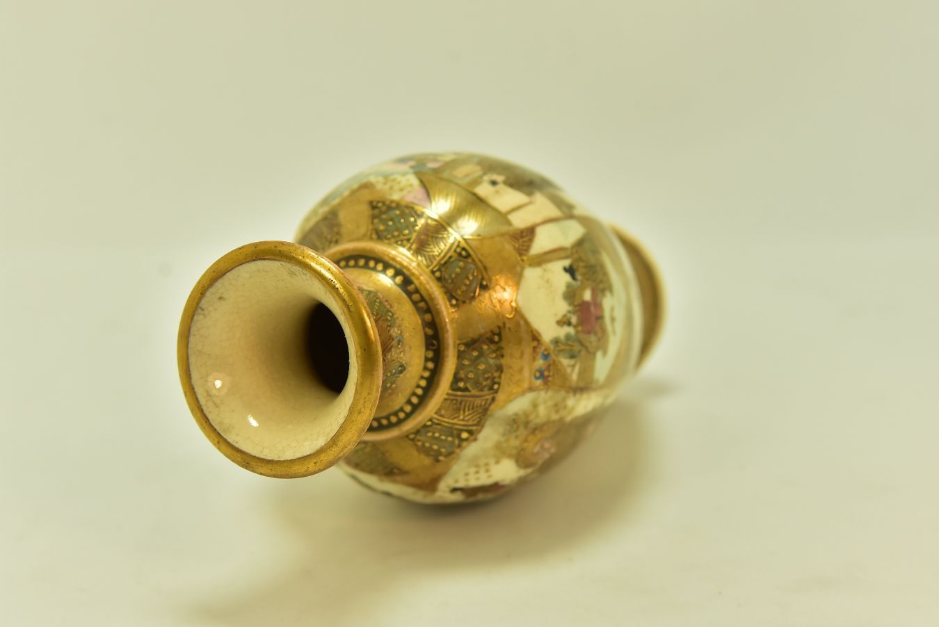 Japanese Satsuma Vase, Xi Xth Century photo vinterior