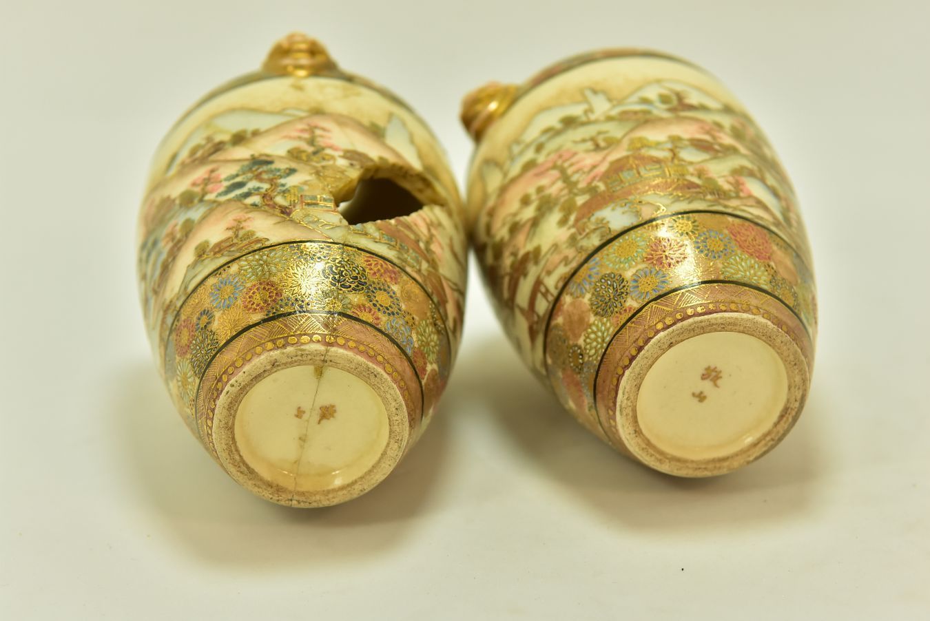 Japanese Satsuma Vase, Xi Xth Century photo vinterior