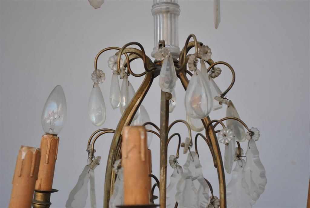 Chandelier With Tassel Louis XV Style Gilt Bronze 6 Lights 2 photo furniture