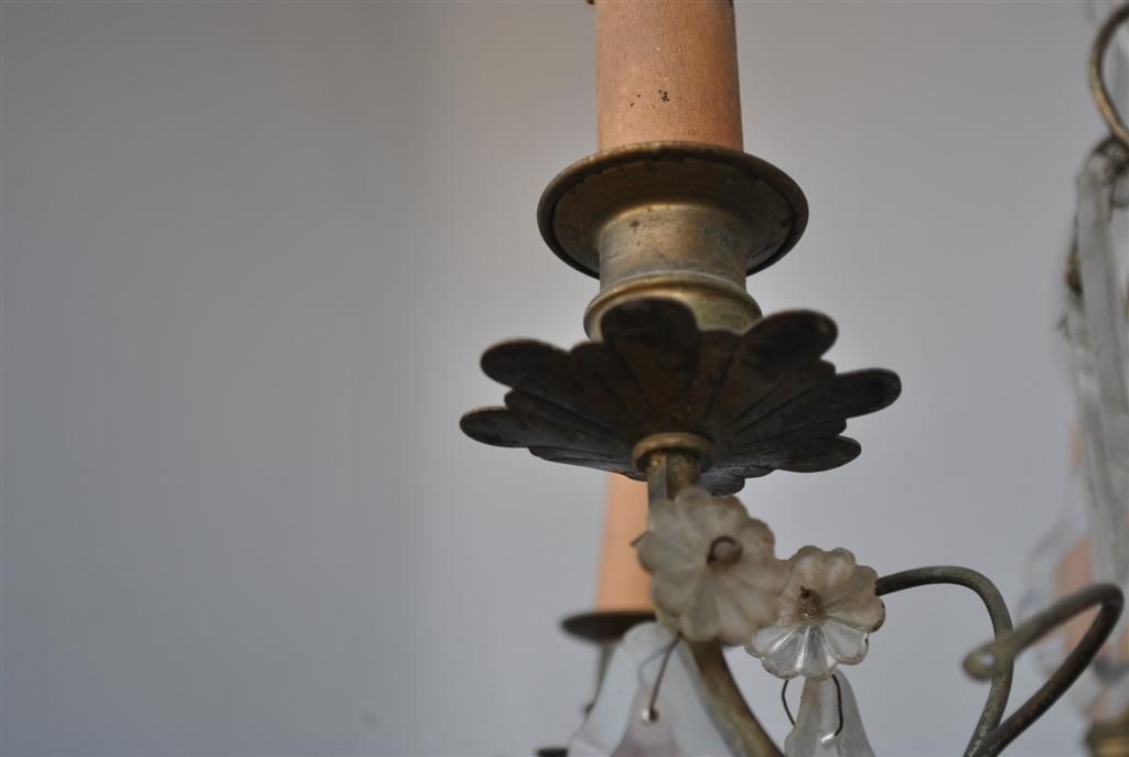 Chandelier With Tassel Louis XV Style Gilt Bronze 6 Lights 2 photo 714.0