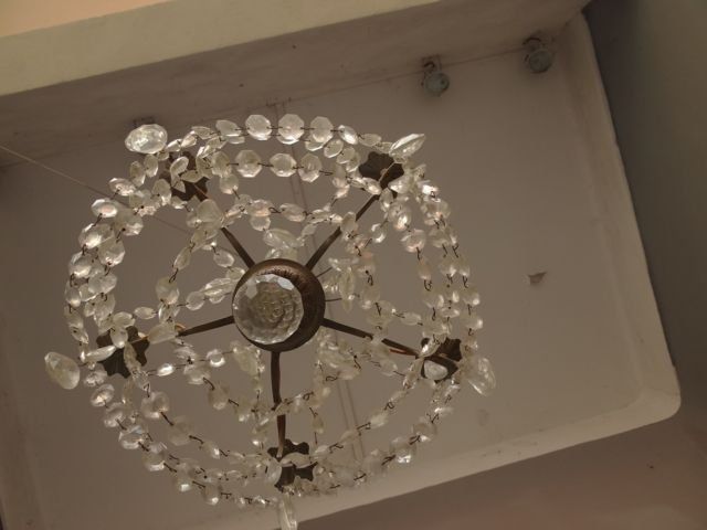 Chandelier With Tassels And Garlands, 6 Lights Circa 1900 photo buy