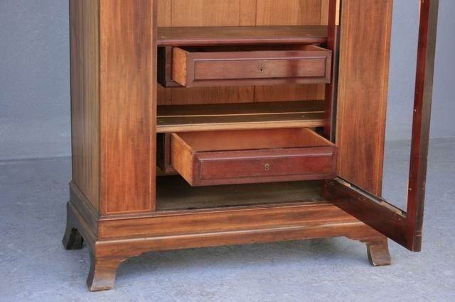Furniture Inlaid Wardrobe 1900 English Style photo