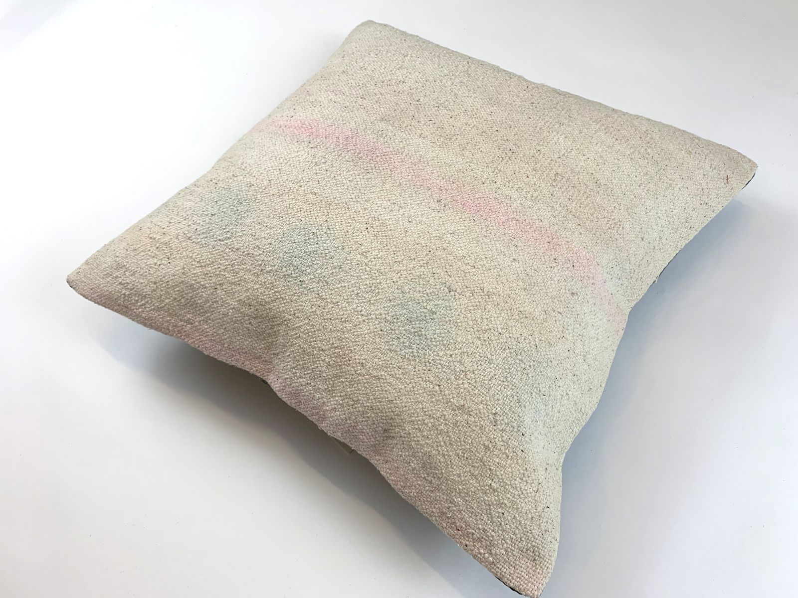 Vintage Turkish Kilim Cushion Cover, 55x55 Cm photo Textiles