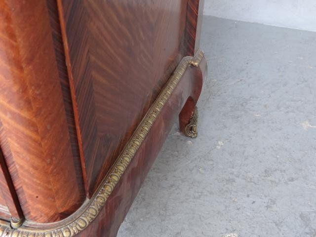 photo furniture Mahogany Cabinet Louis XVI Style Gilt Bronze