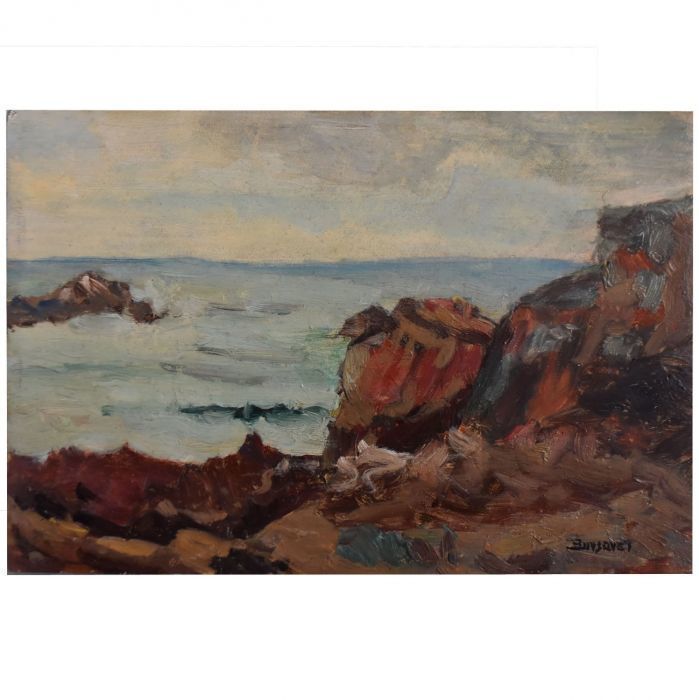 Landscape By Charles Bousquet French School