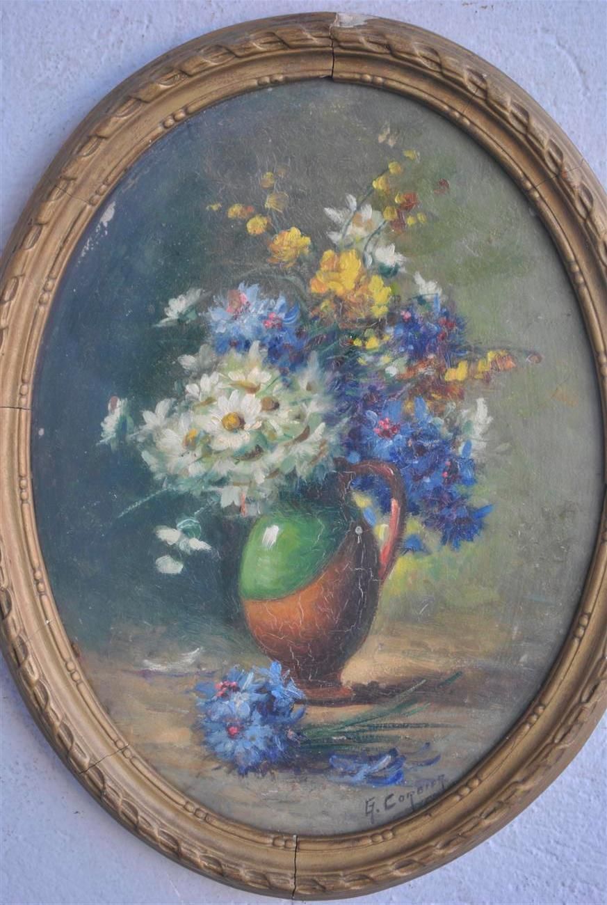 Bouquet Of Flowers By Gaston Corbier (1869 1945) photo for sale