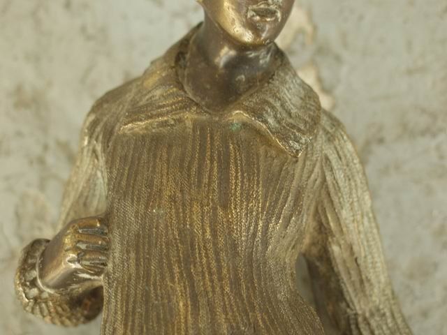 Bronze Soccer Player 1930 photo buy