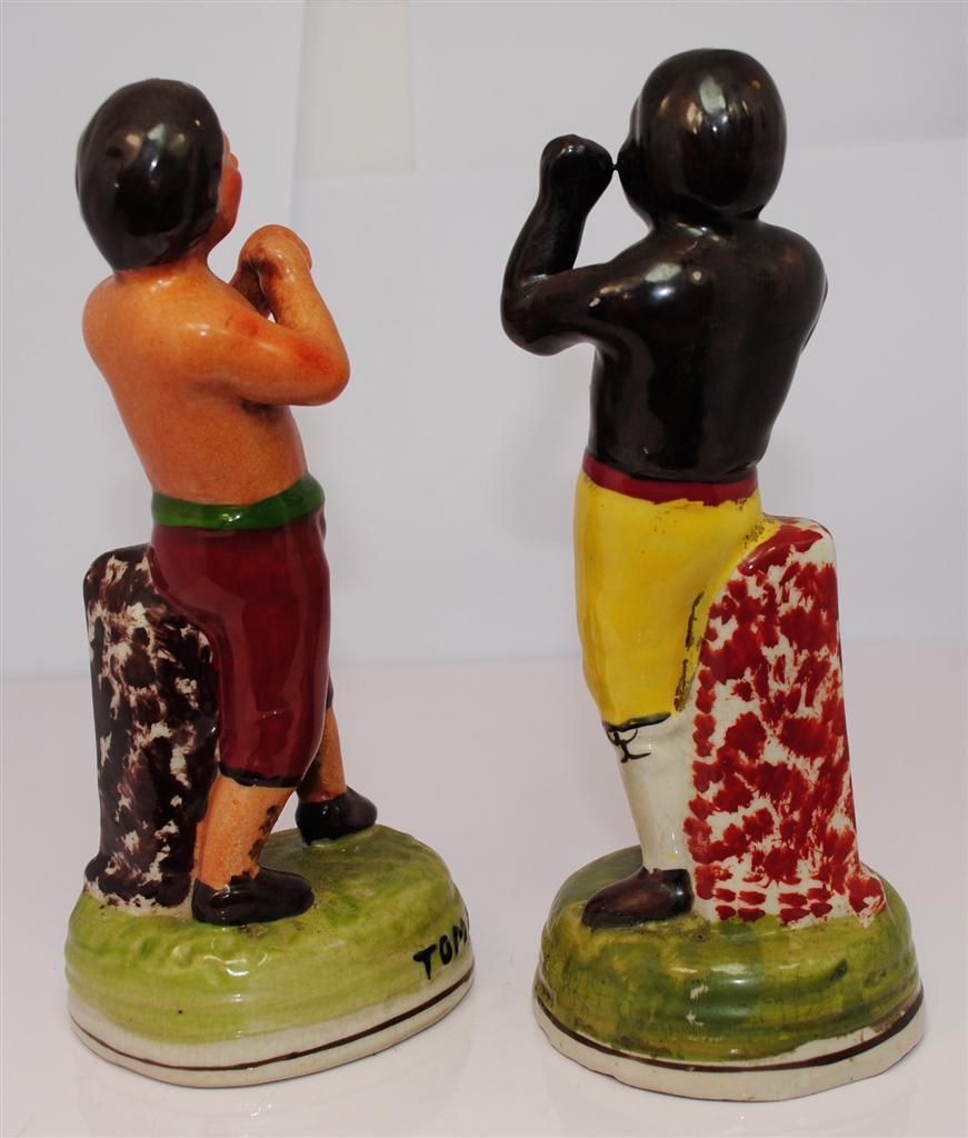 Sports Souvenir Ceramic Boxing Fight Of The 1930s photo for sale