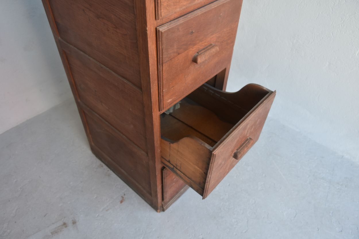 Locker With Oak Compartment Around 1900 photo 438.0