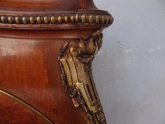 photo vinterior Mahogany Bed Louis XVI Style Gilt Bronze