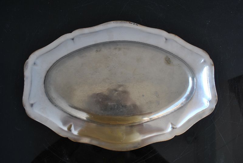 Tray Louis Xv Style Silver Metal Signed Christofle photo for sale