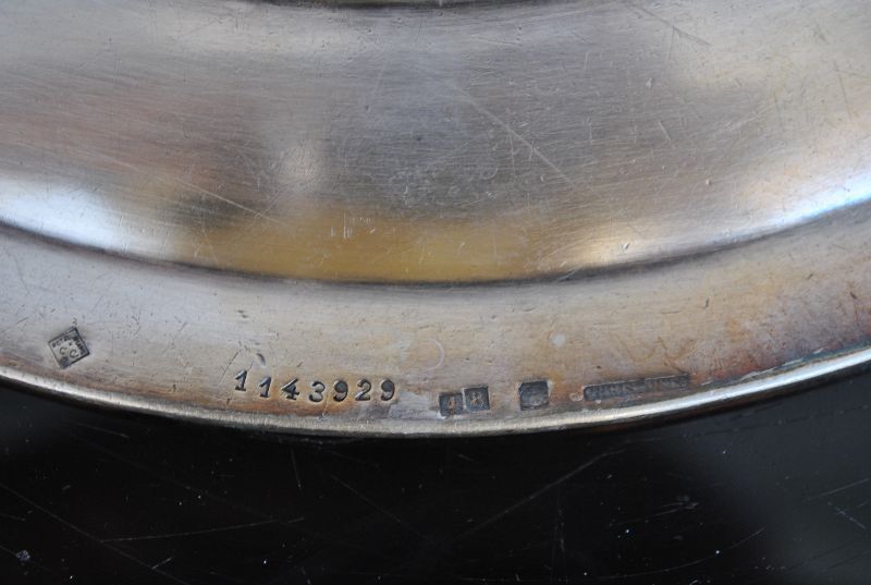 Silver Plated Round Dish Hotel De Bayonne Christofle photo vinterior
