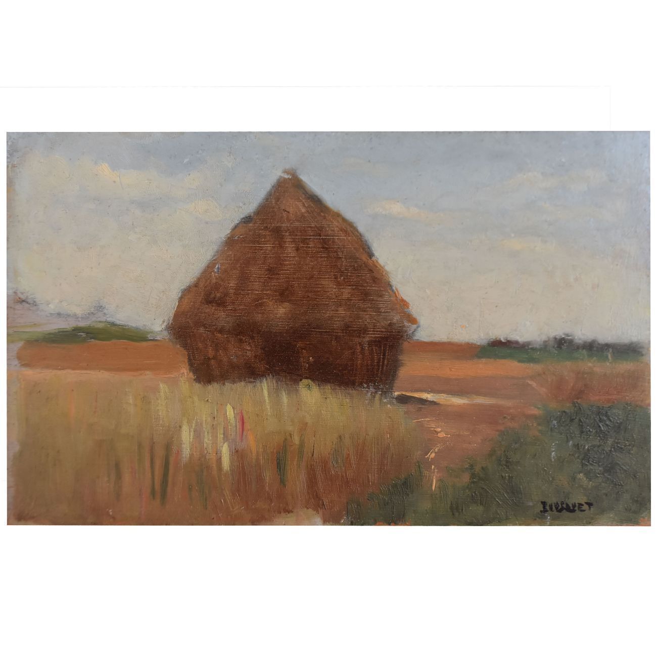 Landscape By Charles Bousquet French School