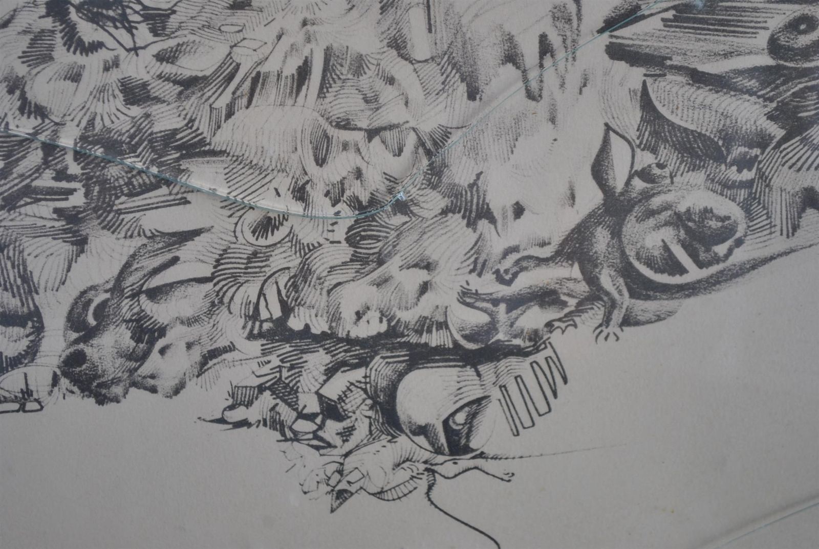 Character Lithograph By Raymond Moretti photo Art