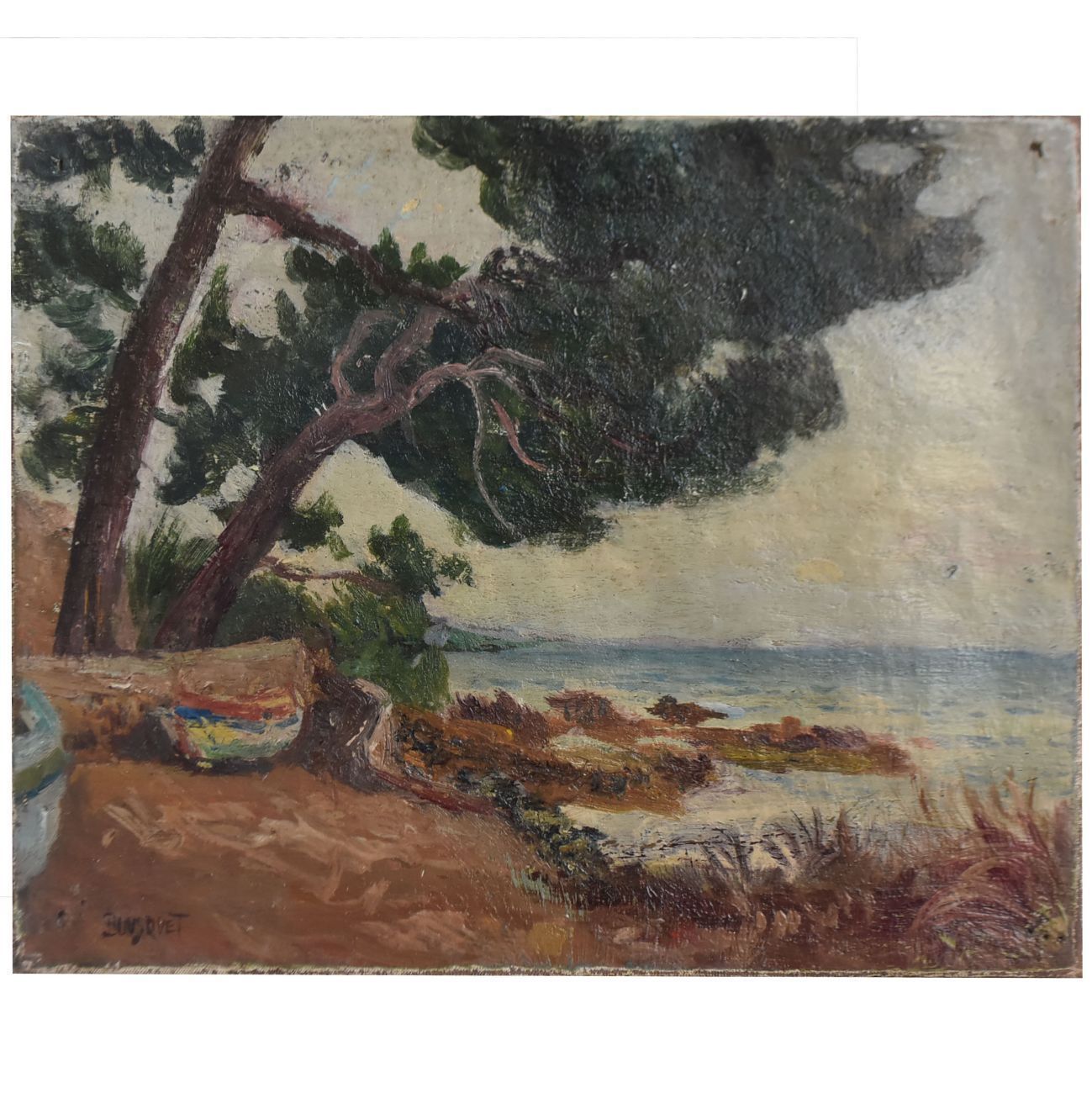 Landscape By Charles Bousquet French School