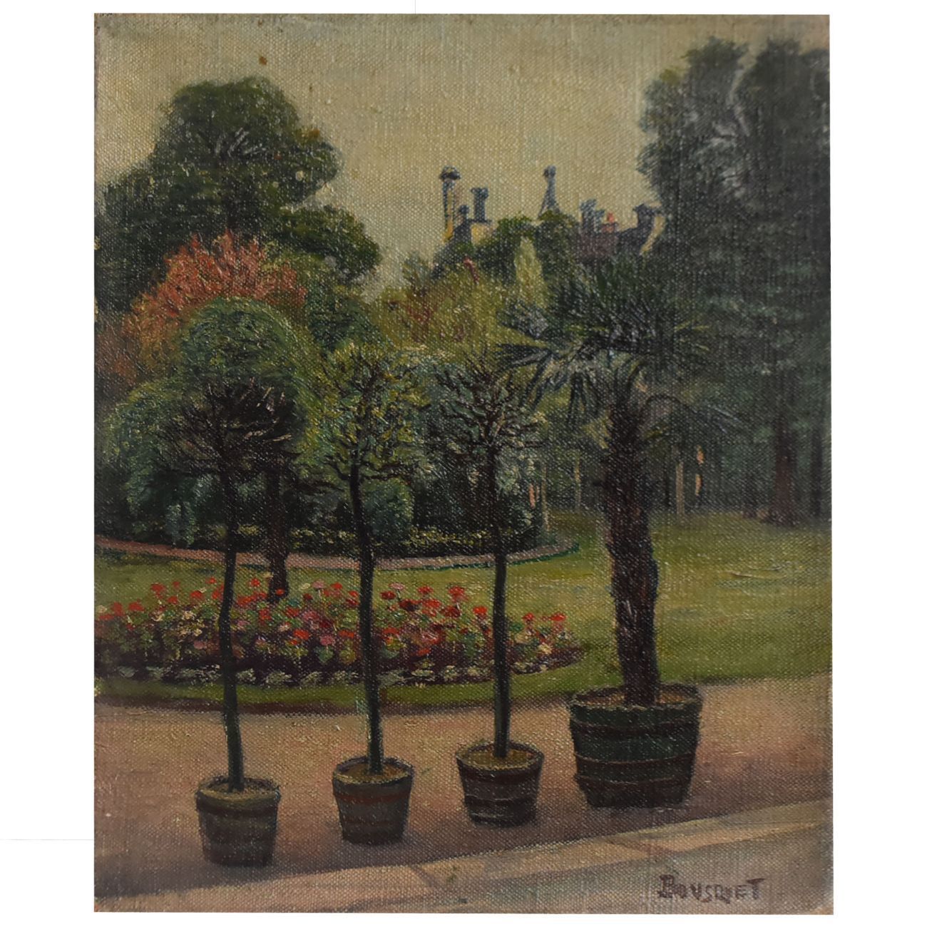 Landscape By Charles Bousquet French School