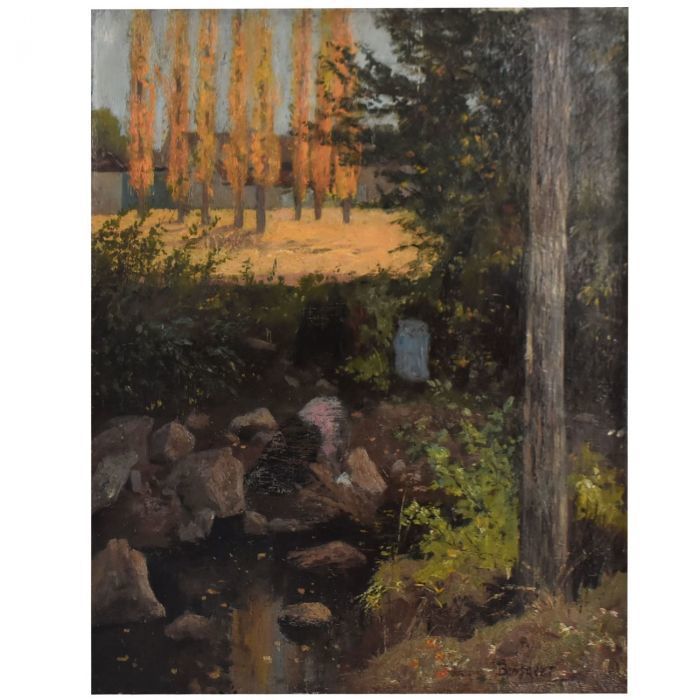 Landscape By Charles Bousquet French School