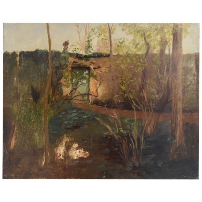 Landscape By Charles Bousquet French School