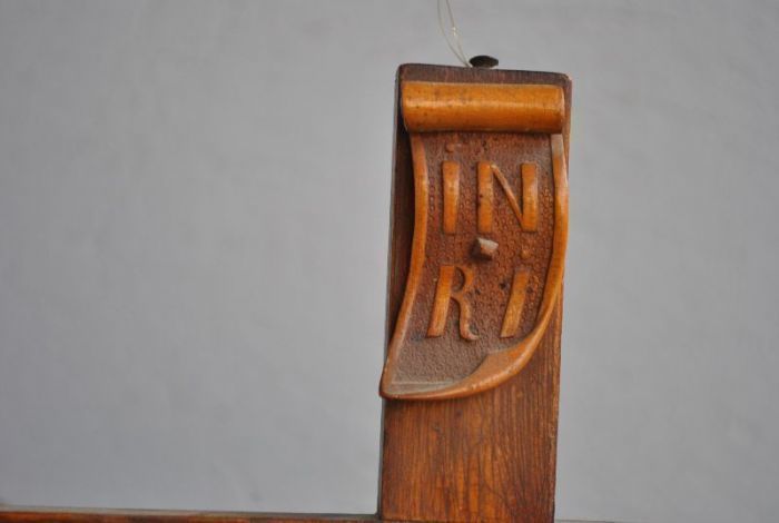 Wooden Crucifix 18th Century Length 64 Cm photo vinterior