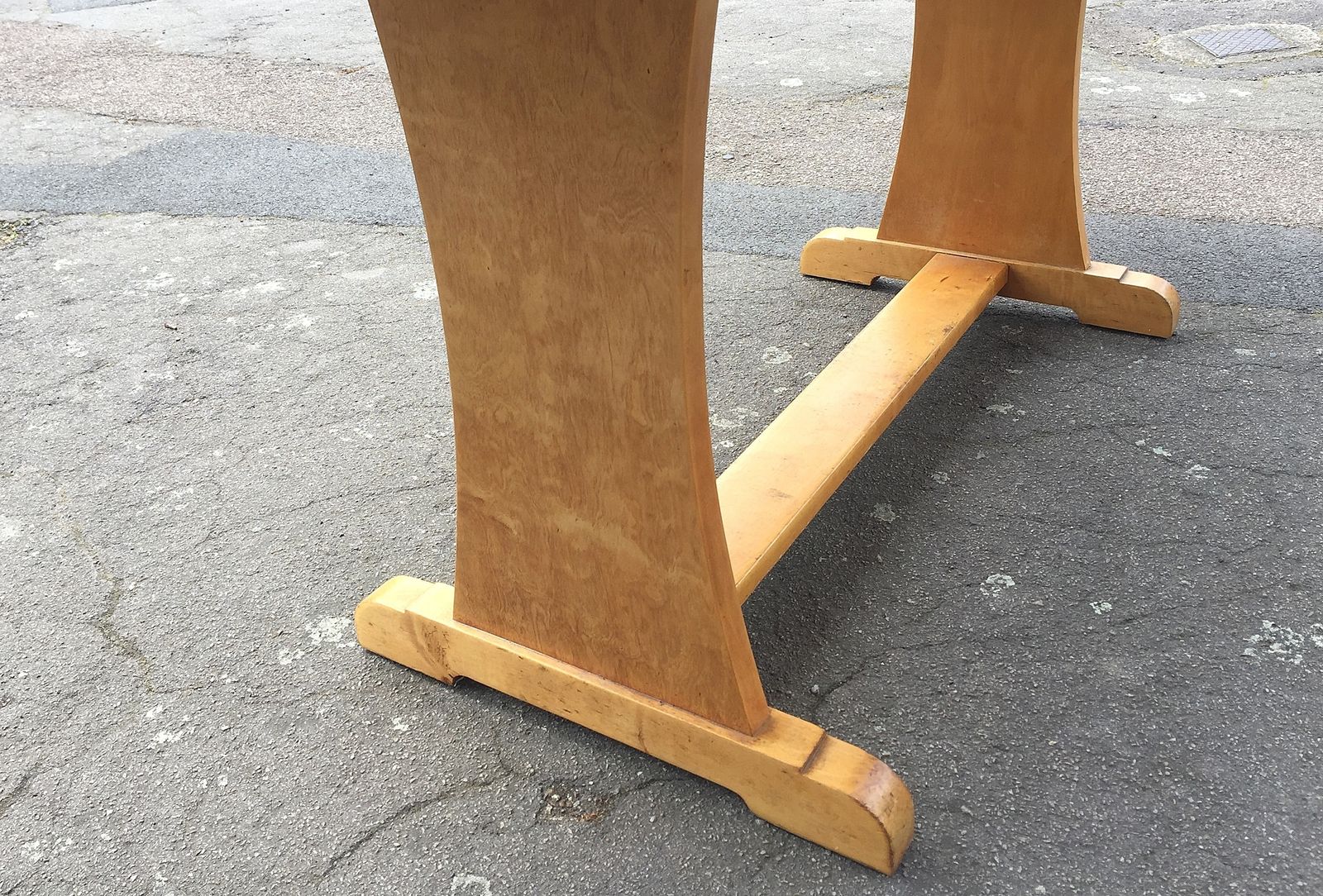 1930’s Art Deco Birch Dining Table photo furniture