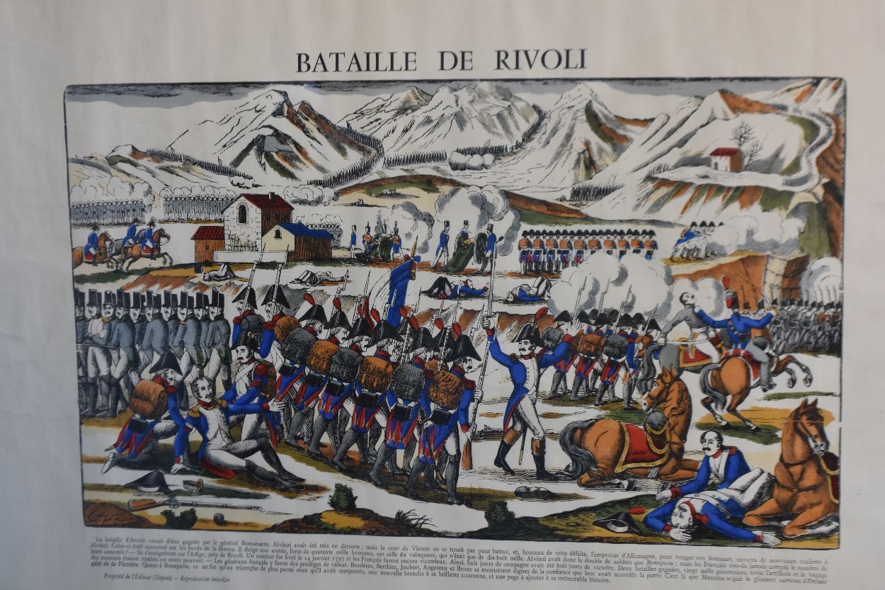 Engraving In The Napoleonic Campaigns At The End Of The Xi Xth Century photo vintage