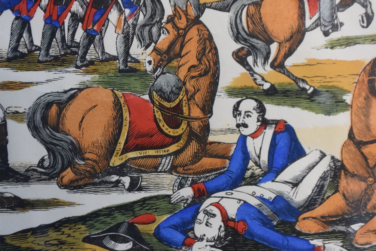 photo furniture Engraving In The Napoleonic Campaigns At The End Of The Xi Xth Century