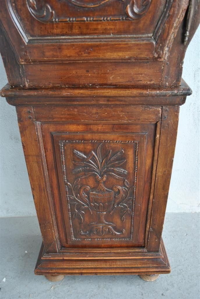 Comtoise Provence Clock In Walnut Xi Xth photo vintage