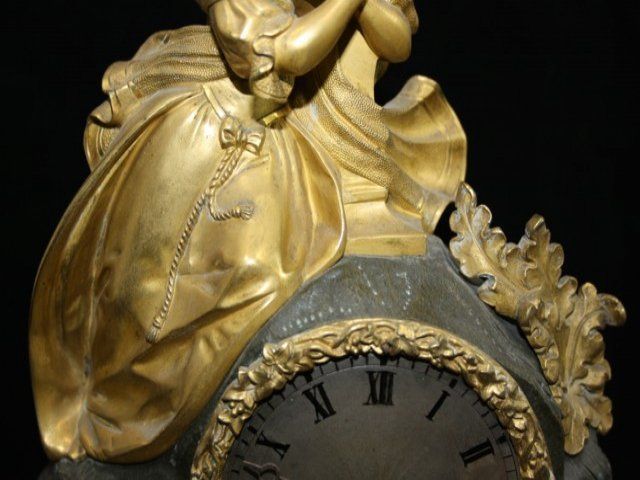 817.0 Gilt Bronze Restoration Pendulum photo