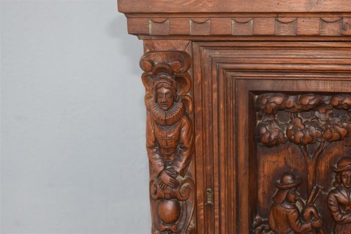 Home Decor Kieninger Renaissance Style Oak Parquet Clock photo